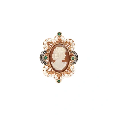 Cameo-italiano Ring Woman Cameo Italiano 102130 In Pattern