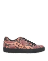Camerlengo Woman Sneakers Pastel Pink Size 10 Soft Leather