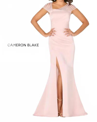 Cameron Blake Mother Of The Bride Evening Dress In Petal In Pink