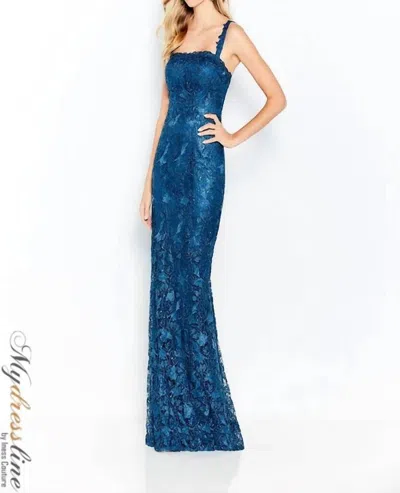Cameron Blake Mother Of The Bride Evening Dresses In Dark Teal In Blue