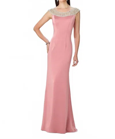 Cameron Blake Prom Dress In Rosewood In Pink