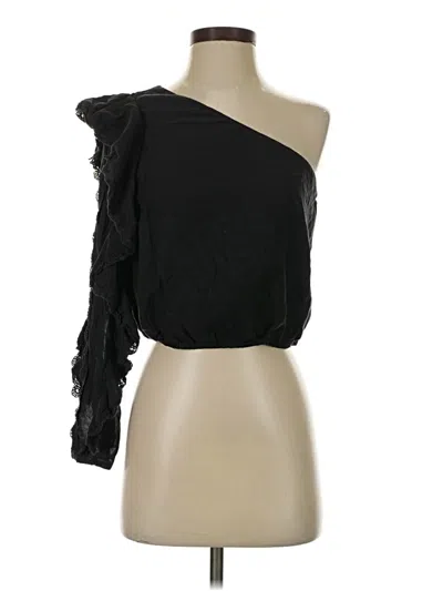 Pre-owned Cami Nyc 3/4 Sleeve Blouse In Black