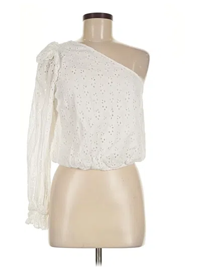 Pre-owned Cami Nyc 3/4 Sleeve Blouse In Ivory