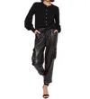 Cami Nyc Dalton Vegan Leather Pant In Black In Black