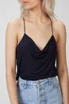 Cami Nyc Aggie Tank In Navy In Blue
