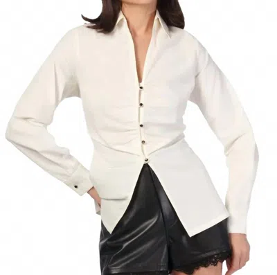 Cami Nyc Alistair Cotton Poplin Top In Macadamia In Neutral