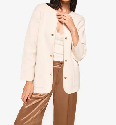 Cami Nyc Allen Cotton Cashmere Cardigan In Oat In Neutral
