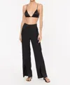 Cami Nyc Makena Cotton-blend Twill Wide-leg Pants In Black