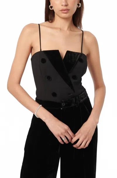 Cami Nyc Andara Bodysuit In Black