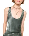 Cami Nyc Andressa Silk Satin Camisole Top In Bayou