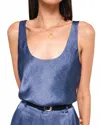 Cami Nyc Andressa Camisole Top In Raw Denim In Blue