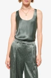 Cami Nyc Andressa Silk Satin Camisole Top In Bayou In Bayou