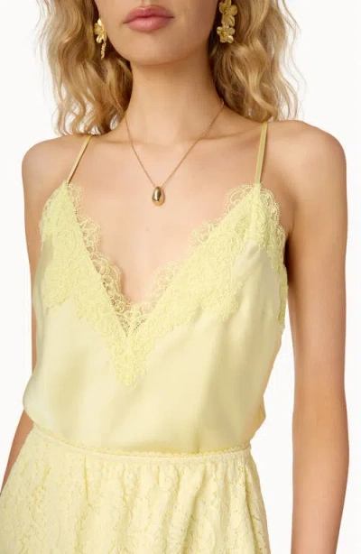 Cami Nyc Annika Silk Camisole In Yellow