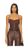 Cami Nyc Arlette Bodysuit In Java