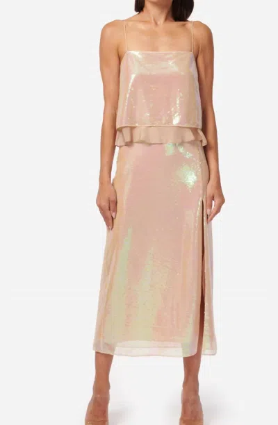 Cami Nyc Artemis Skirt In Opal Sequin In Pink