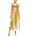 Cami Nyc Aveiro Strapless Dress In Oasis Ombre In Oasis Ombre