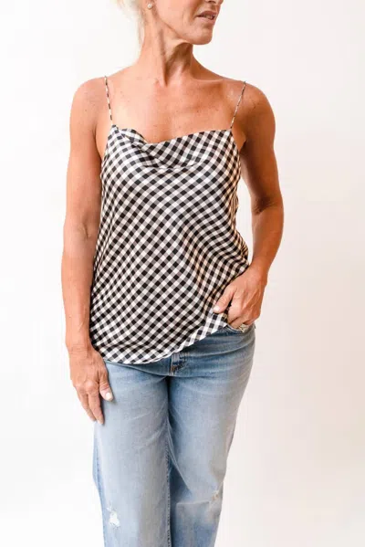 Cami Nyc Axel Cami In Black Gingham In Multi