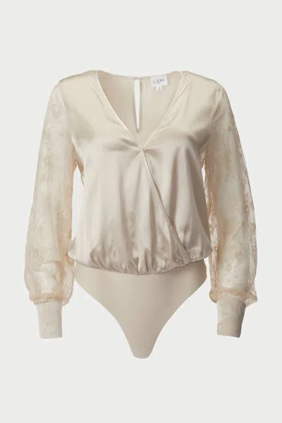 Cami Nyc Bette Bodysuit In Oat In Neutral