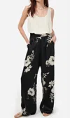 Cami Nyc Bleecker Stripe Silk Pants In Black
