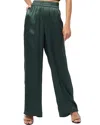 Cami Nyc Bleecker Stripe Silk Pants In Hunter