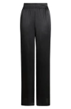 Cami Nyc Bleecker Stripe Silk Pants In Black