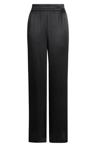 Cami Nyc Bleecker Stripe Silk Pants In Black