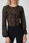 Cami Nyc Briar Bodysuit In Black In Black