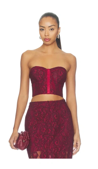 Cami Nyc Bridges Corset In Compote