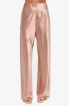 Cami Nyc Bristol Satin Pull-on Pants In Mink In Mink
