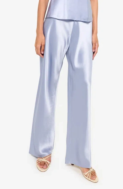 Cami Nyc Bristol Satin Pants In Sea Spray