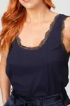 Cami Nyc Britney Jersey Cami In Navy In Blue