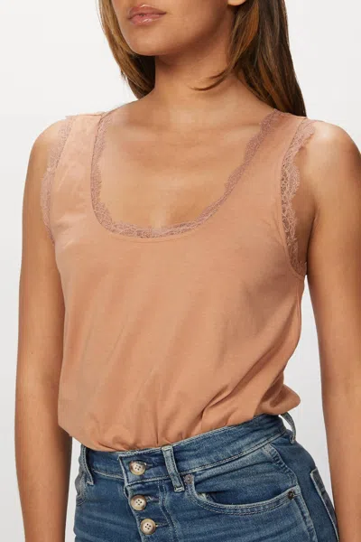 Cami Nyc Britney Jersey Tank In Tawny In Pink