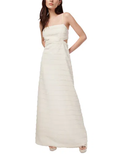 Cami Nyc Bryson Fringe Maxi Dress In Neutral