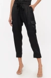 Cami Nyc Carmen Silk Blend Drawstring Pants In Black