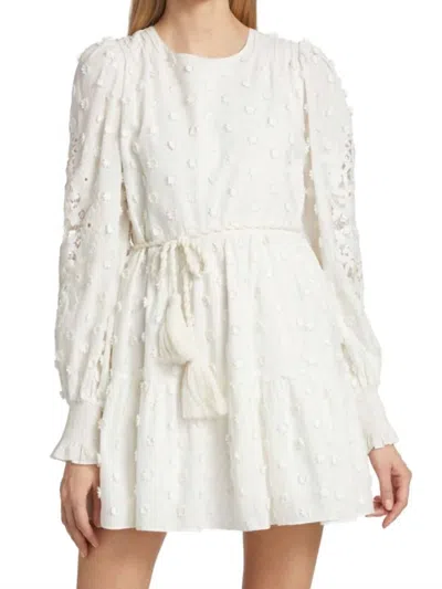 Cami Nyc Carolina Applique Dress In White