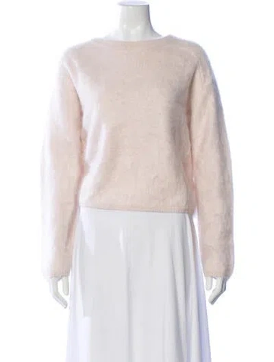Pre-owned Cami Nyc Cashmere Crew Neck Sweater In Pink