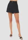 Cami Nyc Celestia Eyelet High Waist Cotton Shorts In Black