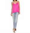 Cami Nyc Charmeuse Racer Camisole In Raspberry In Pink