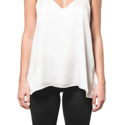 Cami Nyc Chelsea Cloque Cami Top In White