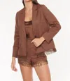 Cami Nyc Chitra Jacket In Coconut In White