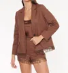 Cami Nyc Chitra Jacket In Coconut In White