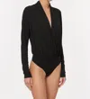 Shop Cami Nyc Cindy Jersey Bodysuit In Black