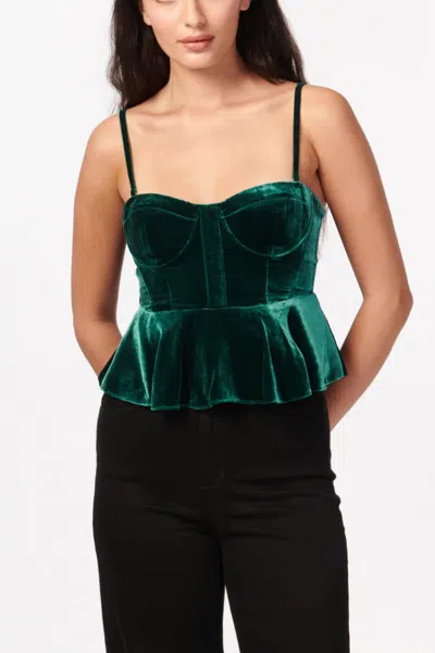 Cami Nyc Colette Bustier Top In Deep Sea In Grey