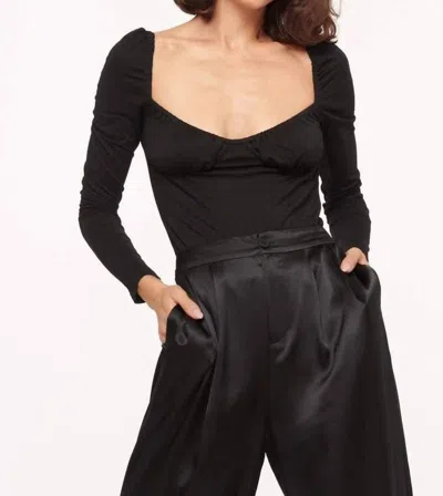 Cami Nyc Cooper Bodysuit In Black