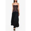 Cami Nyc Corsica Lace & Stretch Crepe Corset Gown In Black