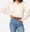 Cami Nyc Crosby Blouse In Ceramic In Grey