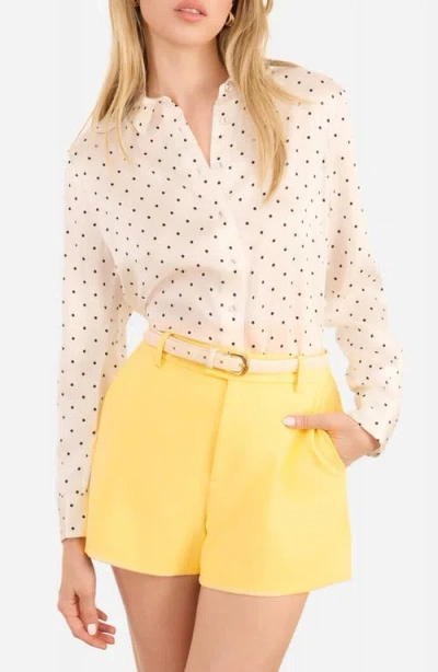 Cami Nyc Crosby Silk Charmeuse Button-up Shirt In Multi