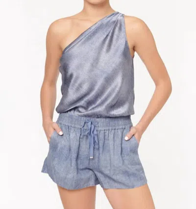 Cami Nyc Darby Bodysuit In Denim In Gray