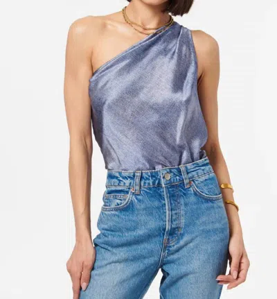 Cami Nyc Darby Bodysuit In Denim In Purple