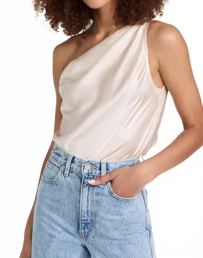 Cami Nyc Darby Thong Bodysuit In Ceramic In White